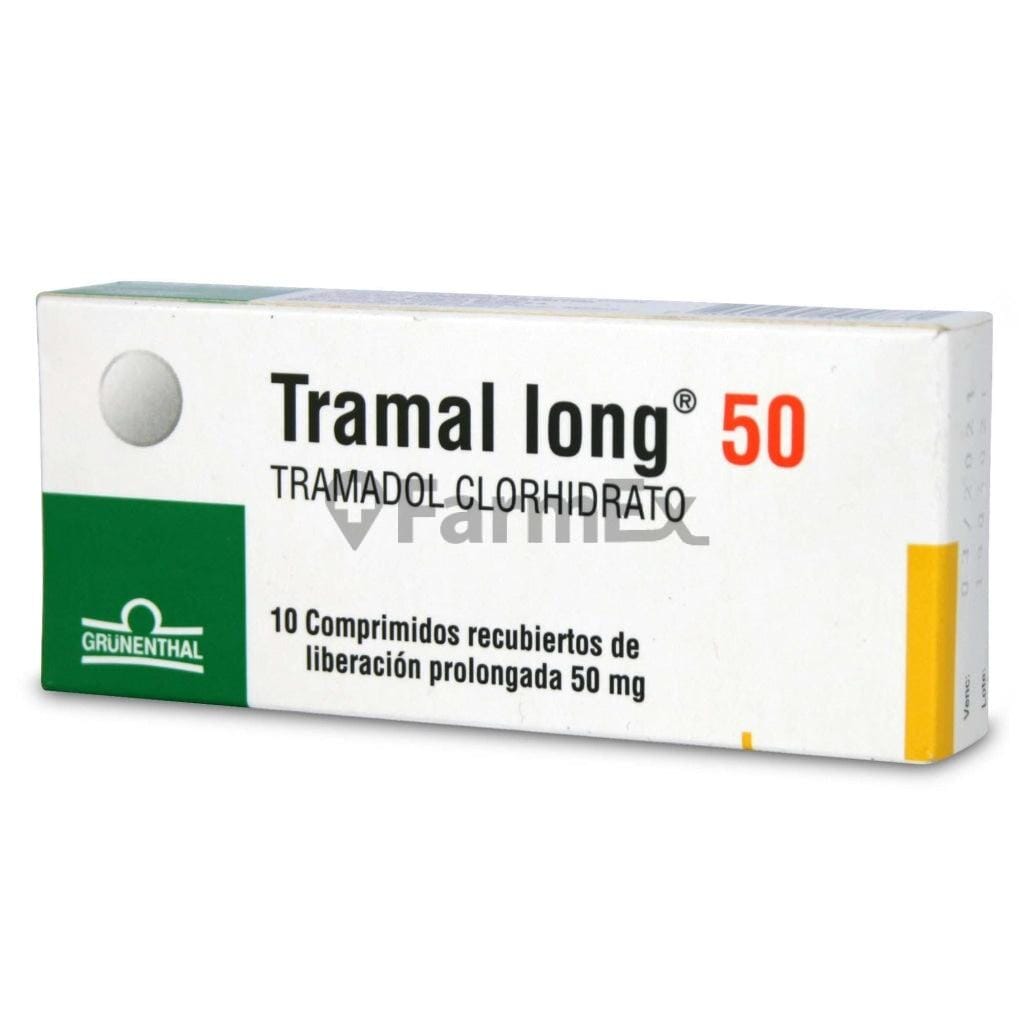 Tramal Long 50 mg x 10 comprimidos susc-1 de 2 meses Farmex-Suscripciones-Persistente